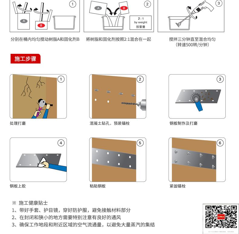 包钢芙蓉粘钢加固施工过程